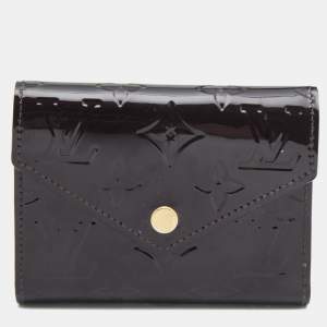 Louis Vuitton Terre D'Ombre Monogram Vernis Victorine Wallet 