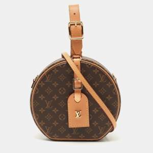 Pre Owned Louis Vuitton Monogram Canvas Petite Boite Chapeau Bag