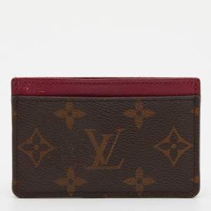 Louis Vuitton Fuchsia Monogram Canvas Card Holder