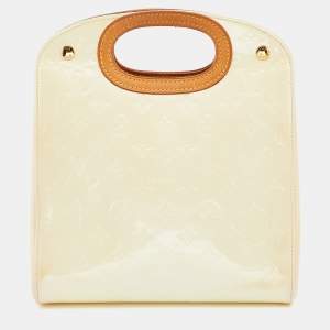 Pre Owned Louis Vuitton Perle Monogram Vernis Maple Drive Bag