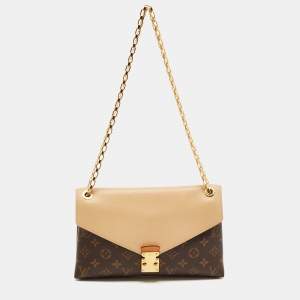 Pre Owned Louis Vuitton Dune Monogram Canvas Pallas Chain Bag