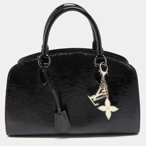 Pre Owned Louis Vuitton Black Electric Epi Leather Jasmine Satchel