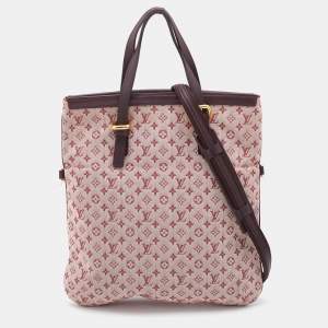 Pre Owned Louis Vuitton Cherry Monogram Mini Lin Francoise Bag