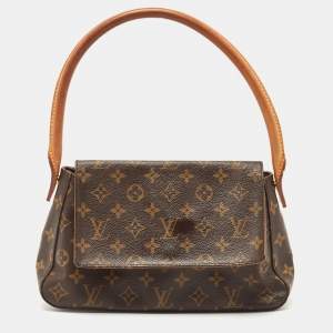 Pre Owned Louis Vuitton Monogram Canvas Looping PM Bag