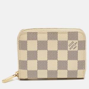 Louis Vuitton Damier Azur Canvas Zippy Coin Purse