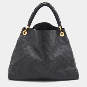 Pre Owned Louis Vuitton Bleu Infini Monogram Empreinte Leather Artsy MM Bag