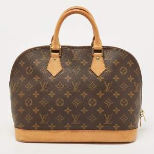 Pre Owned Louis Vuitton Monogram Canvas Alma PM Bag