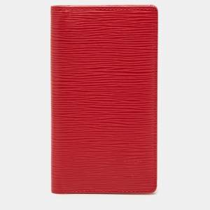 Louis Vuitton Red Epi Leather Pocket Organizer