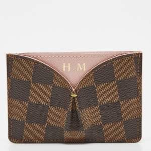 Louis Vuitton Damier Ebene Caissa Card Holder