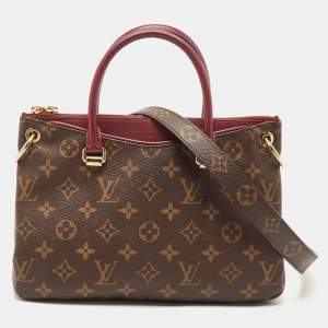 Pre Owned Louis Vuitton Aurore Monogram Canvas Pallas BB Bag
