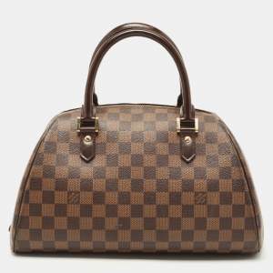 Pre Owned Louis Vuitton Damier Ebene Canvas Ribera MM Bag