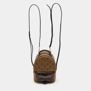 Louis Vuitton Monogram Reverse Canvas Mini Palm Spring Backpack