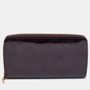 Louis Vuitton Terre D’Ombre Monogram Vernis Zippy Wallet