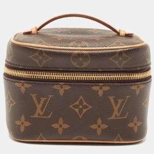 Pre Owned Louis Vuitton Monogram Canvas Nice Nano Bag