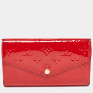 Louis Vuitton Pomme D’amour Monogram Vernis Sarah Wallet 