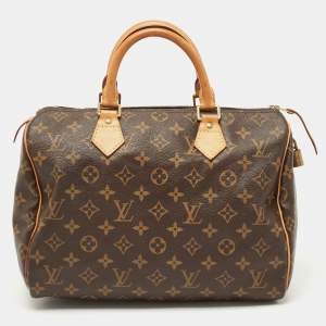 Pre Owned Louis Vuitton Monogram Canvas Speedy 30 Bag