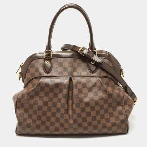 Pre Owned Louis Vuitton Damier Ebene Canvas Trevi GM Bag