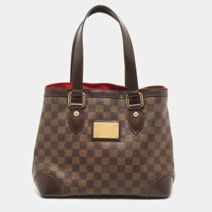 Pre Owned Louis Vuitton Damier Ebene Canvas Hampstead PM