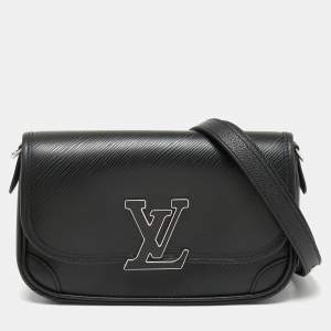 Pre Owned Louis Vuitton Black Epi Leather Buci Bag