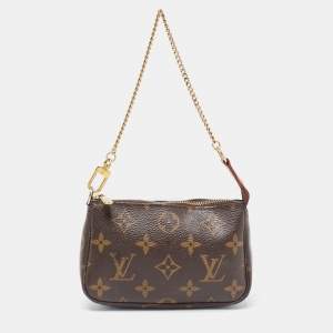 Pre Owned Louis Vuitton Monogram Canvas Mini Pochette Accessoires 