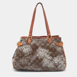 Pre Owned Louis Vuitton Monogram Canvas Limited Edition Dentelle Batignolles Horizontal Bag