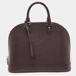 Pre Owned Louis Vuitton Quetsche Epi Leather Alma MM Bag