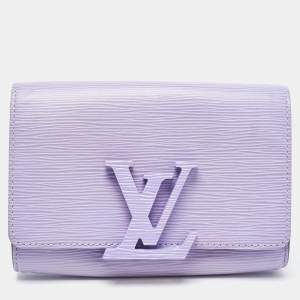Louis Vuitton Lilac Epi Leather Louise Summer Clutch