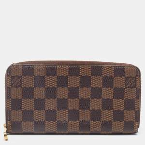 Louis Vuitton Damier Ebene Canvas Zippy Wallet
