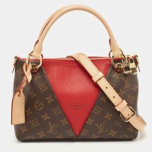 Pre Owned Louis Vuitton Cherry Monogram Canvas and Leather V BB Bag