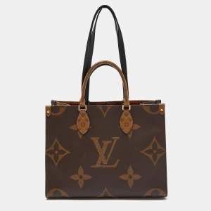 Pre Owned Louis Vuitton Reverse Monogram Canvas Giant Onthego MM Bag