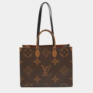 Pre Owned Louis Vuitton Reverse Monogram Canvas Giant Onthego GM Bag