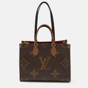 Pre Owned Louis Vuitton Reverse Monogram Canvas Giant Onthego MM Bag