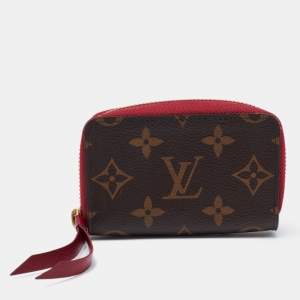Louis Vuitton Fuchsia Monogram Canvas Multicartes Zippy Wallet