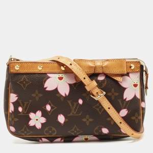 Pre Owned Louis Vuitton Monogram Canvas Cherry Blossom Pochette Accessories
