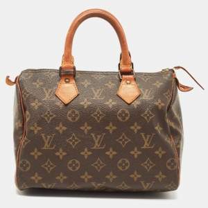 Pre Owned Louis Vuitton Monogram Canvas Speedy 25 Bag