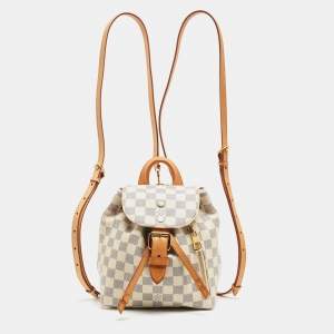 Pre Owned Louis Vuitton Damier Azur Canvas Sperone BB Bag