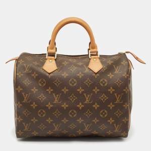 Pre Owned Louis Vuitton Monogram Canvas Speedy 30 Bag