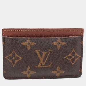 Louis Vuitton Armagnac Monogram Canvas Card Holder