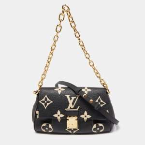 Pre Owned Louis Vuitton Bicolor Monogram Empreinte Leather Favorite Bag