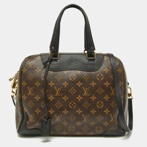 Pre Owned Louis Vuitton Black Monogram Canvas Retiro NM Bag