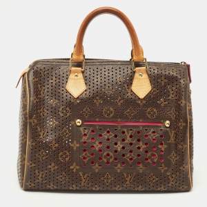 Louis Vuitton Fuchsia Monogram Perforated Canvas Speedy 30 Bag