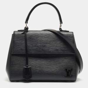 Pre Owned  Louis Vuitton Black Epi Leather Cluny BB Bag