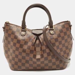 Pre Owned Louis Vuitton Damier Ebene Canvas PM Siena Bag