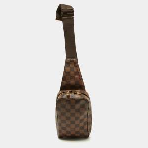 Pre Owned Louis Vuitton Damier Ebene Canvas Geronimos Bag