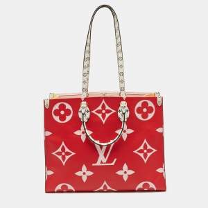 Pre Owned Louis Vuitton Multicolor Monogram Giant Canvas Onthego GM Bag