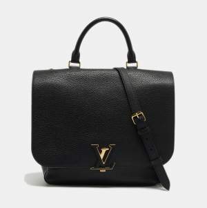 Pre Owned Louis Vuitton Black Leather Volta Bag