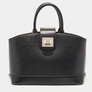 Pre Owned Louis Vuitton Black Epi Leather Mirabeau PM Bag