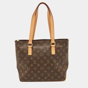 Pre Owned Louis Vuitton Monogram Canvas Cabas Piano Bag