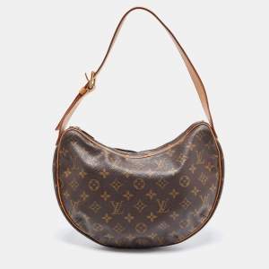 Pre Owned Louis Vuitton Monogram Canvas Croissant MM Bag