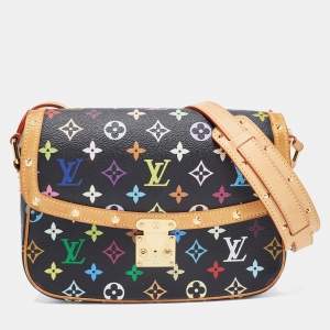 Pre Owned Louis Vuitton Multicolor Monogram Canvas Sologne Shoulder Bag